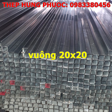 THEP VUÔNG 20X20 MẠ KẼM