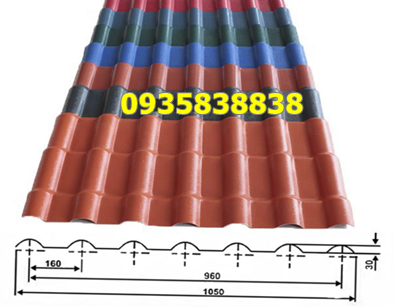 Thông số của tôn ngói nhựa